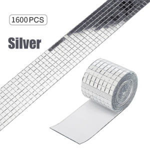 4*100cm Self-adhesive Mosaic Wall Stickers DIY Disco ball Kitchen Bathroom background Wall Decoration
