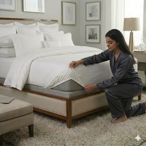 Nile Valley 1600TC 5 Star Hotel Egyptian Cotton Fitted Set (Snow White Exclusive)