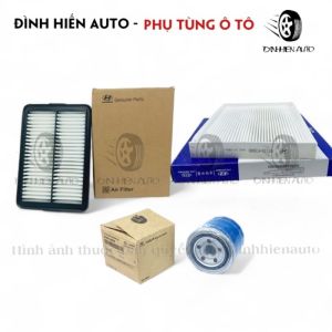 Combo 3 loại lọc Kia Cerato (2019-23) - New K3 (2021-22): Lọc gió động cơ lọc điều hoà & lọc nhớt (F2000/F2000/35505)
