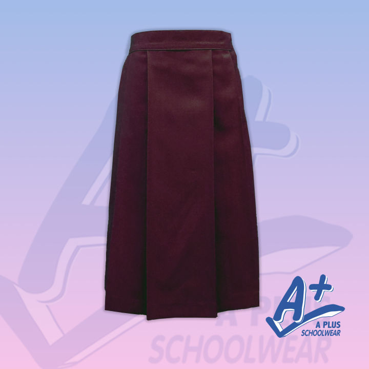 maroon skirt school