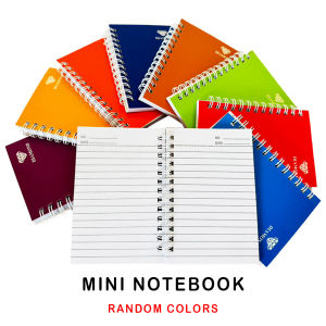 10pcs Memo Notebook (Small notebook) Memo note Daily notePocket memo Side spiral (DIAMOND)HEIM