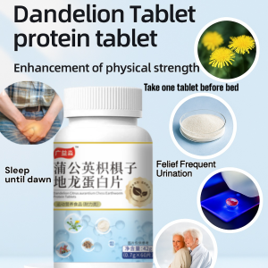 Dandelion Tablets Hovenia Chess Seed Ground Protein Tablets Frequent Urination Relief Earthworm Protein for Urinary System Health Prostate Health