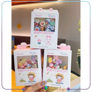 BF-C776 Jepit Rambut DIY Set With Clay Decorating Hair Pin Korean Style / Menghias Jepitan Karet Aksesoris Rambut Anak dengan Cream Import
