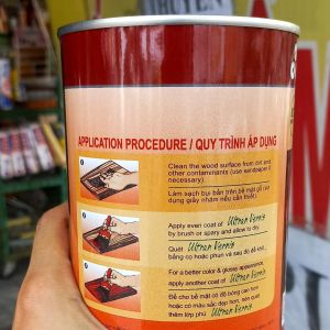 Vẹc niSơn Dầu Bóng Có Màu Cao Cấp Cho Đồ Gỗ Nội Thất PROPAN 800ml- Vẹc ni Màu Bóng Sáng Vàng NhạtCánh GiánNâu nhạtNâu ĐậmNâu đỏ