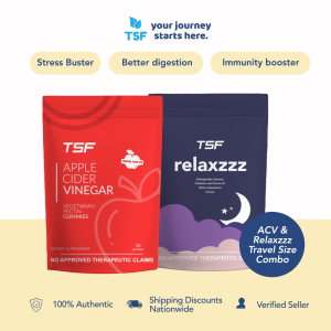 TSF ACV 1000mg Gummies & Relaxzzz Gummies | Wellness & Relaxation Combo