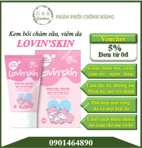 Kem bôi chàm sữa hăm da Lovinskin làm dịu da giảm rôm sẩy tái tạo liền sẹo bảo vệ da an toàn cho mẹ và bé