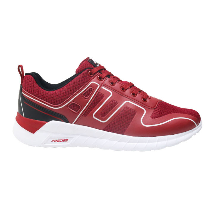 Precise T-Lite Run JG W Sepatu Running Sepatu Lari - Red/Black | Lazada ...