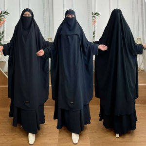 Set Dress/One Set Gamis+Hijab Jumbo Model FK Kode WALMI Bahan Kringkel Premium By Ory AjeZas Collect