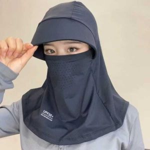 Topi Visor Lipat Wanita Penutup Wajah & Leher Anti UV / Topi Pantai Cadar / Topi Lebar Anti Uv Fashion Wanita / Penutup Wajah New Fashion Terbaru Topi Visor Lipat Wanita Anti UV Lebar/Topi Pantai Cadar solar visor hat