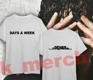 KAOS t shirt kpop korean BTS bangtan army jungkook JK days a week seven terbaru