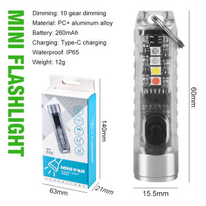 【On Sale】Original S11 Mini LED Flashlight Rechargeable Keychain Flashlights Portable Powerful Waterproof Camping Torch Light