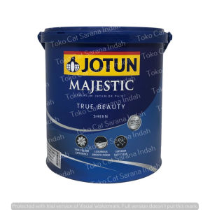 JOTUN Majestic True Beauty Sheen WHITE - 2.5lt / 4kg Cat Tembok Interior cat tembok dalam kualitas premium cat dinding interior cat dinding dalam terbaik cat dinding jotun