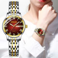 ORUSS watch women original 2023 sale pawnable water proof elegant stainless steel luminous display gold watch. 