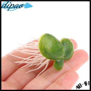 【dipao】 18Pcs set Artificial Floating Garden Decoration Water Floating Duckwees Float With Root 3Sizes Leaves For Diy Pond Fish Tank Aquarium Decoration
