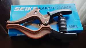 Tang massa las full tembaga merek Sellery 600 Ampere