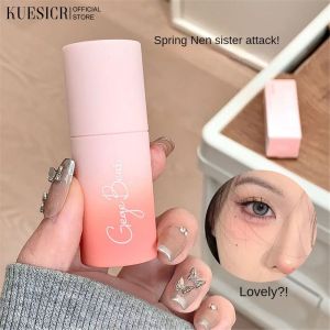 KUESICR Perona Riasan ใหม่ลิปกลอสลิปและแก้ม5สีกันน้ำติดทนนานริมฝีปากตาใช้ได้หลายแบบเครื่องสำอางความงาม