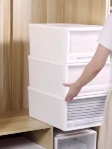 LILI 5-70 Liters Stackable Storage Drawer Plastic Container Storage Cabinet Wardrobe Organizer Home Drawer