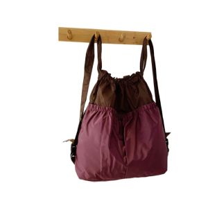 Large Capacity Foldable Backpack Reusable Waterproof Travel Drawstring Bag Comfortable Handle Eco-Friendly Shopping Shoulder Bag2026