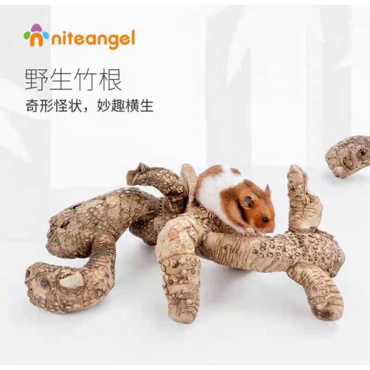niteangel bamboo root hamster toy hamster cage landscaping 艾特 ...