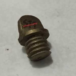 TUTUP PANCING 1/4 DRAT 11MM DAB KUNINGAN BRASS TANPA MUR MURBAUT pompa air alat teknik water pump waterpump