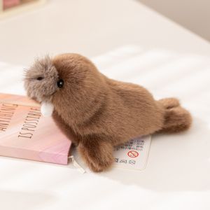 ANANAA Dễ thương Mềm mại Đồ chơi nhồi bông hình thú để bàn Chó Mèo Rùa Thỏ Gấu Trúc Chim Cánh Cụt Búp bê nhồi bông Hút từ tính Tem nhãn tủ lạnh