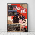 the breakfast club movie wall poster A3 A4 A5 size in glass frame. 