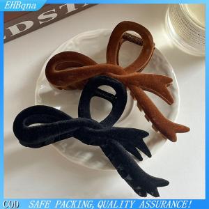 COD Nhung đỏ nơ tóc Clip mùa thu mùa đông phụ nữ tóc Claw Clip pháp thanh lịch Kẹp Tóc Hàn Quốc Phụ Kiện Tóc Nữ Mũ Nón Quà Tặng