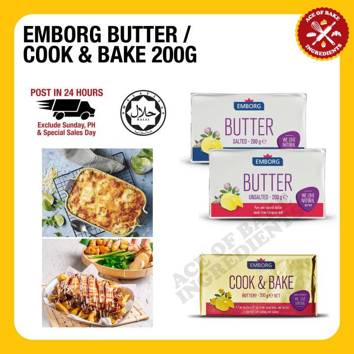 Salted Butter / Unsalted Butter / Cook & Bake 200g Lazada