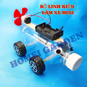 Bộ lắp ghép xe chạy bằng pin xe ô tô cánh quạt phản lực theo phương pháp giáo dục stem steam HM0592