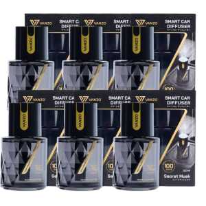 VANZO SMART CAR DIFFUSER (120ML/120MLx6) - CLASSIC BLOSSOM/CLOUD MIST TEA ESSENCE/ENGLISH PEAR & FREESIA/SECRET MUSK