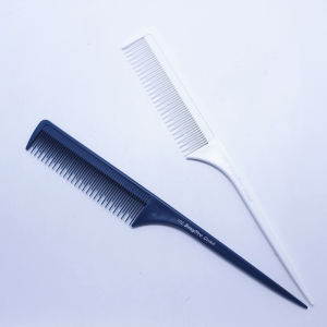 BeuyPro Comb หวีหางแหลม สำหรับรวบผมตึงหรือแสกผม รุ่น 102 กว้าง 2.8 ยาว 22.8 หนา 0.4 ซม. น้ำหนัก 14 กรัม ช่างตัดผมมืออาชีพ ซาลอน – สีขาว/น้ำเงิน/เขียว