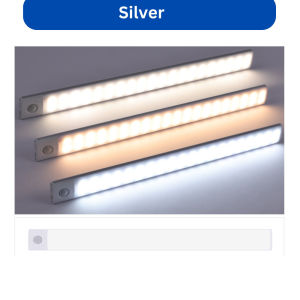 3 Colors Motion Sensor Led Night Light Smart Wireless Kitchen Cabinet Lighting USB Wardrobe Lamp