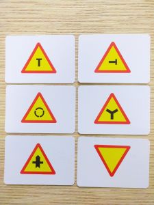 Thẻ Flashcard Biển báo giao thông đường bộ - thẻ học thông minh bìa cứng
