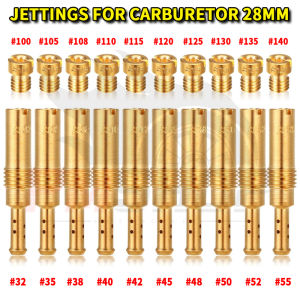 PMShop 20Pcs Carburetor Main Jet Kit Set Slow/Pilot Jet 28mm Carb keihin for PWK Keihin OKO CVK