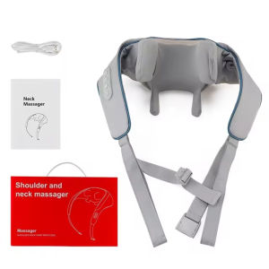 KONKA💕Multi Angle Neck Shoulder Massage Wireless Adjustable Body Massager Clamp Kneading Trapezius Muscle Relax Neck Massager肩颈斜方肌按摩器颈部腰部肩膀揉捏按摩披肩热敷夹捏颈椎按摩仪