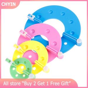 [COD] CHYIN 8PCS 4 sizes Fluff Ball Weaver PomPom Maker Knitting Loom Kit