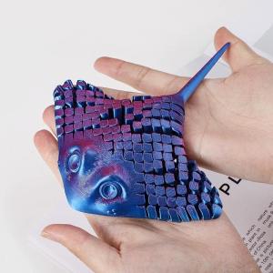 3D Printed Aquatic Animal -Bionic Manta Ray Stingray Toy Relief Desktop Decoration Flexible Sea Creature ToyGifts for Everyone