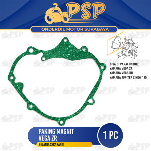 Paking Magnit Vega ZR - Packing Peking Gasket Block Blok Magnet Cover Crankcase Rengkes Kiri Yamaha