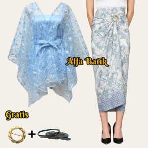 set outer cardigan outfit kondangan dan pesta terkini