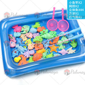 COD 50PCS MAINAN PANCING IKAN MAGNET DAN KOLAM PANCINGAN MAGNET ANAK