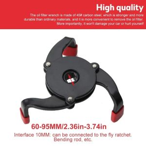 Adjustable 3 Jaw Oil Filter Wrench Universal Cars Oil Filter Removal Tool Wrench Tool For Cars Trucks