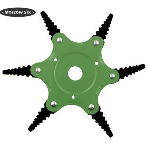 [Moscow Six] ♬ Lawn mower Wire Grass Weeding Wheel Removal Stainless Steel Grass Tray Plate for Home Garden Grass