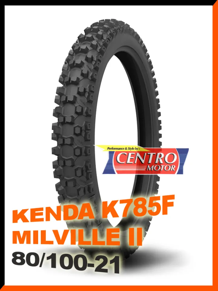 muta×BANDEL KENDA K785F 80/100-21 MILVILLE II. BAN CROSS KENDA PRODUKSI