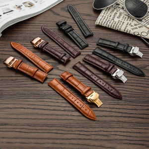 คลาสสิกสากลสายนาฬิกาหนังแท้Softสายรัดข้อมือนาฬิกากําไลอุปกรณ์เสริมRefitสายนาฬิกา12 13 14 15 16 17 18 19 20 21 22 23 24มม.