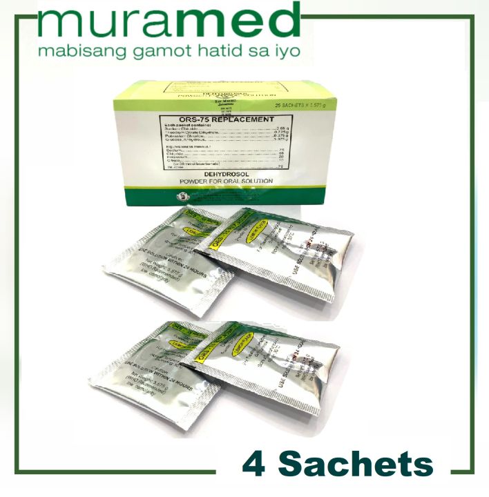 Dehydrosol Oral Rehydration Salts (ORS75) 4's Lazada PH