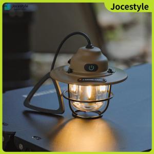 [Jocestyle]Camping Light 1200mAh Emergency Light Lantern 2700K/6500K Retro Atmosphere Chandelier IPX4 Waterproof for Fishing Hiking
