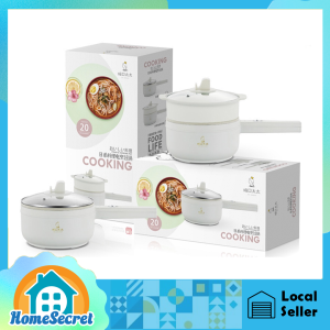 坂口太太多功能电煮锅 Multifunctions Electric Cooker 1.5L Capacity Non-stick Fast Heating 800W Cooking Pot Mini Hot Pot