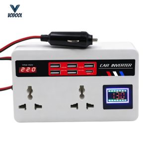Automotive 200W Car Inverter 12V24V to 110V220V with Safety Fuse for Reliable Power Conversion