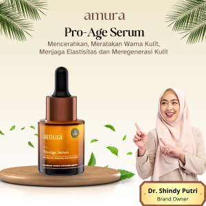 Amura Pro-Age Serum - Mengurangi Tanda Penuaan Mencerahkan Meregenerasi Kulit