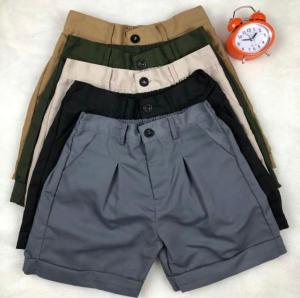 Hotpants Pendek Wanita Kancing Ukuran MLXL Celana Pendek Korea Terbaru Bahan Katun Drill Premium